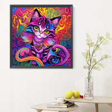 Load image into Gallery viewer, Diamond Painting - Full Round - Colorful cats (30*30CM)