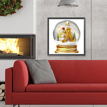 Load image into Gallery viewer, Diamond Painting - Full Round - Christmas alphabet crystal ball A (30*30CM)