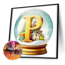 Load image into Gallery viewer, Diamond Painting - Full Round - Christmas letter crystal ball P (30*30CM)