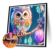 Load image into Gallery viewer, Diamond Painting - Full Round - Owl Dream Catcher (30*30CM)