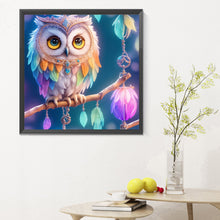 Load image into Gallery viewer, Diamond Painting - Full Round - Owl Dream Catcher (30*30CM)