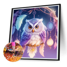 Load image into Gallery viewer, Diamond Painting - Full Round - Owl Dream Catcher (30*30CM)