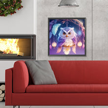Load image into Gallery viewer, Diamond Painting - Full Round - Owl Dream Catcher (30*30CM)