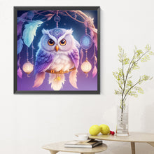 Load image into Gallery viewer, Diamond Painting - Full Round - Owl Dream Catcher (30*30CM)