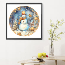 Load image into Gallery viewer, Diamond Painting - Full Round - winter snowman (30*30CM)