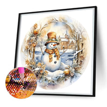 Load image into Gallery viewer, Diamond Painting - Full Round - winter snowman (30*30CM)