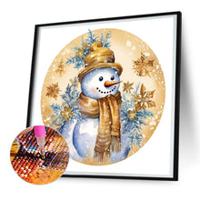Load image into Gallery viewer, Diamond Painting - Full Round - winter snowman (30*30CM)