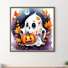 Load image into Gallery viewer, Diamond Painting - Full Round - Cute little ghost (30*30CM)