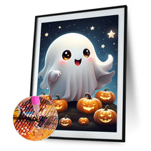 Load image into Gallery viewer, Diamond Painting - Full Round - Halloween cute little ghost (30*40CM)