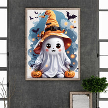 Load image into Gallery viewer, Diamond Painting - Full Round - Halloween cute little ghost (30*40CM)