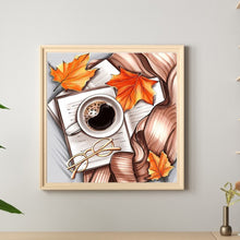 Load image into Gallery viewer, Diamond Painting - Full Round - book coffee (30*30CM)