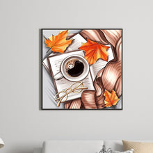 Load image into Gallery viewer, Diamond Painting - Full Round - book coffee (30*30CM)