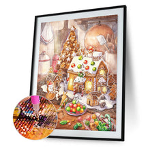 Load image into Gallery viewer, Diamond Painting - Full Round - Candy and Cookie House (30*40CM)