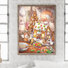 Load image into Gallery viewer, Diamond Painting - Full Round - Candy and Cookie House (30*40CM)