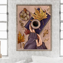 Load image into Gallery viewer, Diamond Painting - Full Round - Woman's hand with coffee (30*40CM)