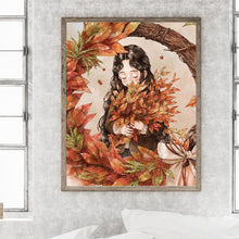 Load image into Gallery viewer, Diamond Painting - Full Round - Autumn vibe girl (40*50CM)