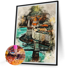 Load image into Gallery viewer, Diamond Painting - Full Round - Watercolor Budapest (40*50CM)