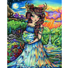 Load image into Gallery viewer, Diamond Painting - Full Round - The elf girl who protects the world (40*50CM)