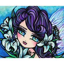 Load image into Gallery viewer, Diamond Painting - Full Round - elf girl (50*40CM)