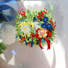 Load image into Gallery viewer, Special Shaped Crystal Painting Wreath Christmas Cookie Man Christmas Bear Santa
