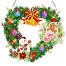 Load image into Gallery viewer, Special Shaped Crystal Painting Wreath Christmas Cookie Man Christmas Bear Santa