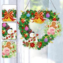 Load image into Gallery viewer, Special Shaped Crystal Painting Wreath Christmas Cookie Man Christmas Bear Santa