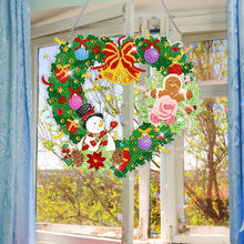 Load image into Gallery viewer, Special Shaped Crystal Painting Wreath Christmas Cookie Man Christmas Bear Santa