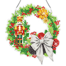 Load image into Gallery viewer, Special Shaped Crystal Painting Wreath Christmas Cookie Man Christmas Bear Santa
