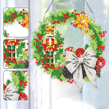Load image into Gallery viewer, Special Shaped Crystal Painting Wreath Christmas Cookie Man Christmas Bear Santa