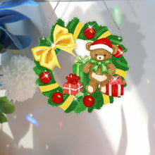 Load image into Gallery viewer, Special Shaped Crystal Painting Wreath Christmas Cookie Man Christmas Bear Santa