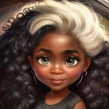 Load image into Gallery viewer, Diamond Painting - Full Round - black girl (30*30CM)