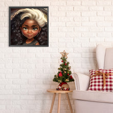 Load image into Gallery viewer, Diamond Painting - Full Round - black girl (30*30CM)