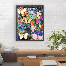 Load image into Gallery viewer, Diamond Painting - Full Round - multicolor butterfly (30*40CM)