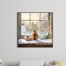 Load image into Gallery viewer, Diamond Painting - Full Round - winter room (30*30CM)
