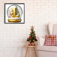 Load image into Gallery viewer, Diamond Painting - Full Round - Christmas crystal ball letter L (30*30CM)