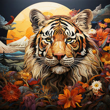 Load image into Gallery viewer, Diamond Painting - Full Round - Pastoral animal tiger (30*30CM)