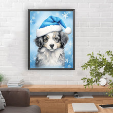 Load image into Gallery viewer, Diamond Painting - Full Round - Christmas puppy (30*40CM)