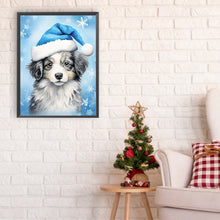 Load image into Gallery viewer, Diamond Painting - Full Round - Christmas puppy (30*40CM)