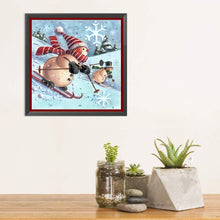 Load image into Gallery viewer, Diamond Painting - Full Square - snowman (30*30CM)