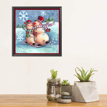 Load image into Gallery viewer, Diamond Painting - Full Square - snowman (30*30CM)