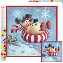 Load image into Gallery viewer, Diamond Painting - Full Square - snowman (30*30CM)