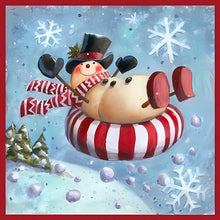 Load image into Gallery viewer, Diamond Painting - Full Square - snowman (30*30CM)