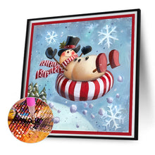 Load image into Gallery viewer, Diamond Painting - Full Square - snowman (30*30CM)