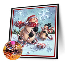 Load image into Gallery viewer, Diamond Painting - Full Square - snowman (30*30CM)