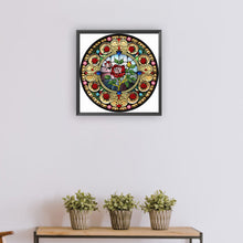 Load image into Gallery viewer, Diamond Painting - Partial Special Shaped - round rose (30*30CM)