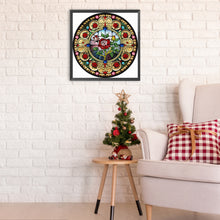 Load image into Gallery viewer, Diamond Painting - Partial Special Shaped - round rose (30*30CM)