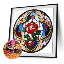 Load image into Gallery viewer, Diamond Painting - Partial Special Shaped - round rose (30*30CM)