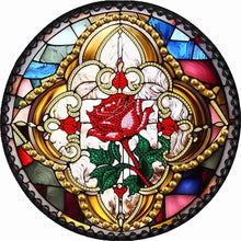 Load image into Gallery viewer, Diamond Painting - Partial Special Shaped - round rose (30*30CM)