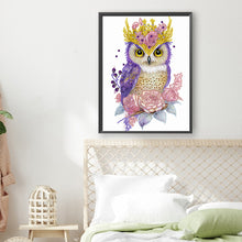 Load image into Gallery viewer, Diamond Painting - Partial Special Shaped - Garland Owl (30*40CM)