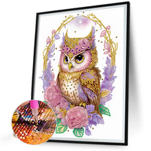 Load image into Gallery viewer, Diamond Painting - Partial Special Shaped - Garland Owl (30*40CM)